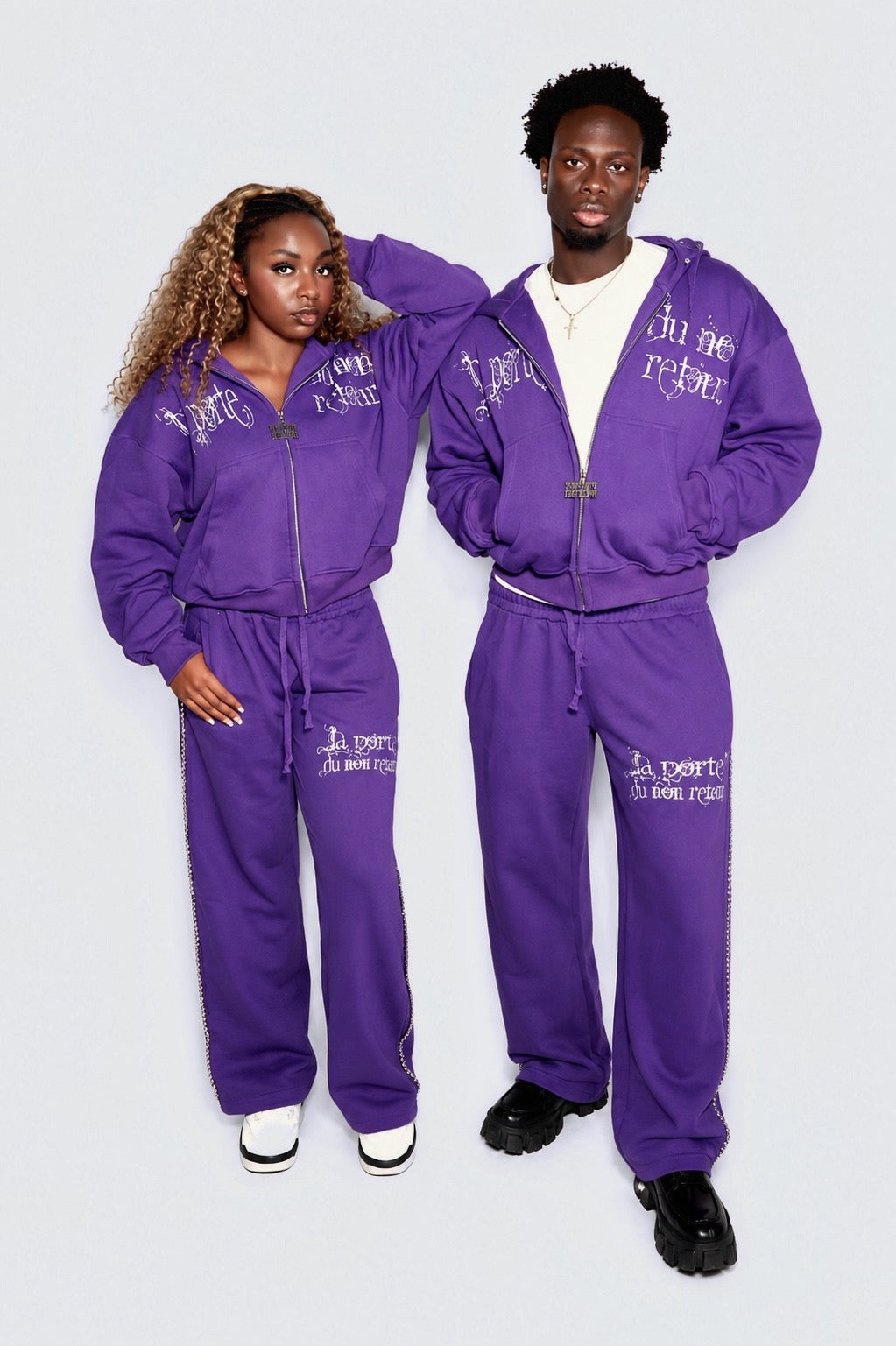 Purple Sweatsuit 𝓛'𝓗é𝓻𝓲𝓽𝓪𝓰𝓮 𝓡𝓸𝔂𝓪𝓵